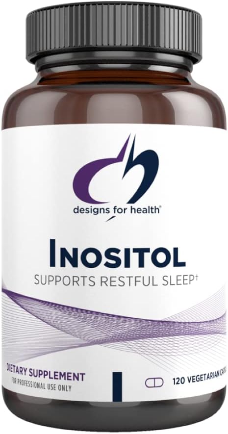 Designs for Health Inositol Capsules, 900mg per Capsule, 120 Capsules, Dietary Supplement