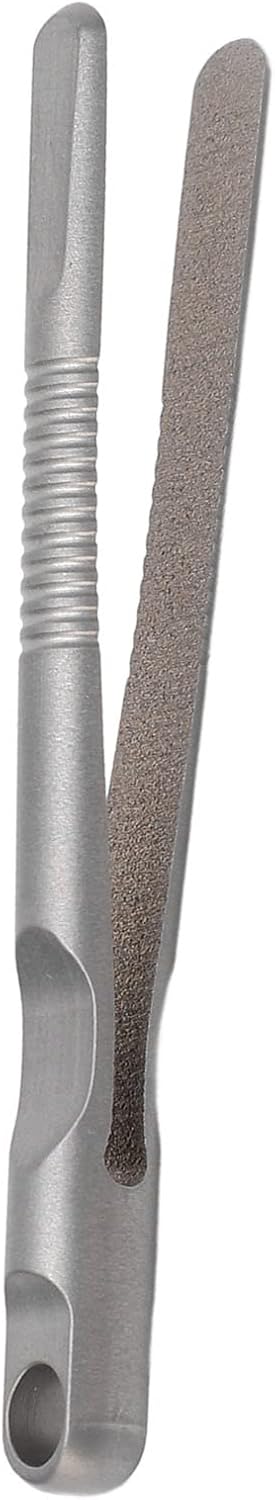 Mini Keychain Tweezer, EDC Alloy Portable TC4 Small Tweezer for Outdoor Gadget, Mini Tool