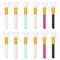 Silicone Face Mask Brush, 12 Pcs Soft Silicone Facial Mud Mask Applicator Beauty Tool