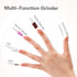 Professional Automatic Electric Nail File Set, 5 Interchangeable Attachments, Cordless Battery Operated