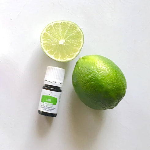 Young Living Lime Vitality Essential Oil 5ml - Food-Grade for Culinary Creations and Flavoring Dishes