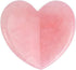 ZHDECOR Healing Crystal Rose Quartz Heart Love Massage Tool Natural Gemstone Gua Sha Board Facial Scraping Massager