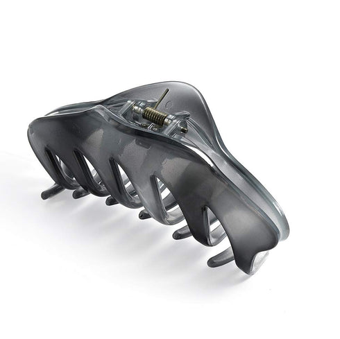 Medium Premium Hair Claw Clip, Strong Holding Power Hair Clips for Women and Girls, Gray Hair Barrettes