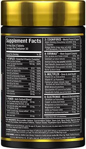 ALLMAX Nutrition Vitaform Multi-Vitamin for Men, 60 Tablets (Pack of 1)