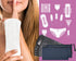 Sanitary Napkin Disposal Bags - 200pcs Gray Opaque Bags and 2 Dark Blue Storage Bags for Feminine Disposal
