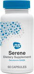 NeuroScience Serene Mood Support + Sleep Aid with 100mg 5-HTP, Vitamin B6, Folate + Calcium - 60 Capsules