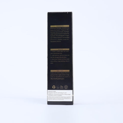 Liyalan Shimmer Body Oil, Bronze Gold 5 Color Highlighter Illuminator, Glitter Liquid Tanning (3.38 Fl Oz/03)