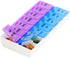 Wopanxye Weekly Pill Organizer Case, Travel Daily Medicine Box Tablet Dispenser, Twice a