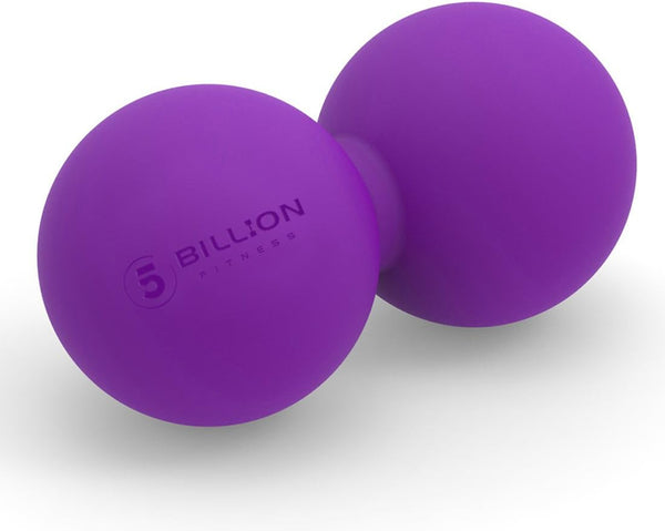 5BILLION FITNESS Peanut Massage Ball - Double Lacrosse Ball and Mobility Massage Tool for Deep Tissue