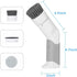 OBEST Electric Spin Scrubber, Cordless Bathroom Scrubber with 2 Replaceable Cleaning Brush Heads for Tub, Tile, Sink,