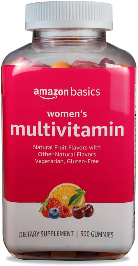 Amazon Basics Women's Multivitamin - 300 Gummies (150 Servings)
