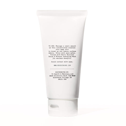 Mox Skincare Hydrating Mint Face Cleanser (3.4 oz) | Daily Exfoliating Face Wash with Salicylic Acid to Unclog Pores