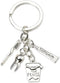 Dental Hygienist Gifts for Dentist, Dental Assistant, Best Friend, Students - Keychain, Toothbrush, Toothpaste, Floss