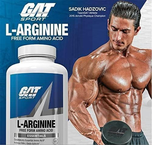 GAT Sport L-Arginine Tablets, 180 Count