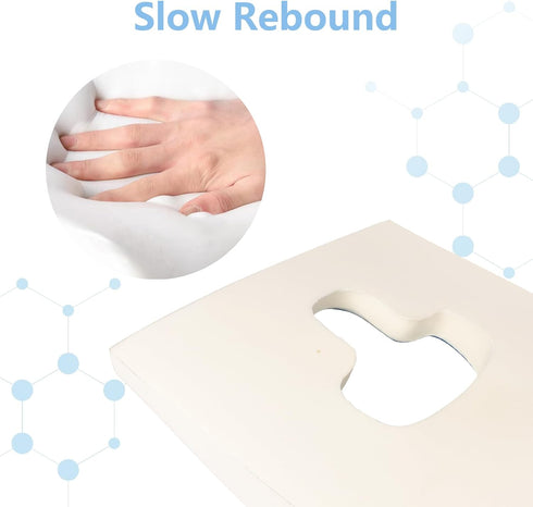 Cushions,Tailbone JM00012-01 Memory Foam Seat Cushion,Anti-Slip Gel & Memory Foam Office Chair Pain Relief Seat Cushion