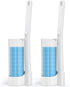 TUUAQ Disposable Toilet Brush 2 Pack- Toilet Bowl Cleaner, Toilet Bowl Brush, Each