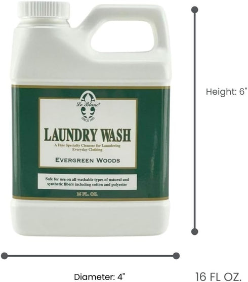 Le Blanc Evergreen Woods Laundry Wash - 16 FL. OZ., One Pack