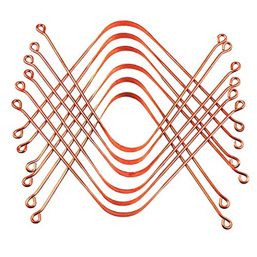 Pure Copper Tongue Scraper Cleaner | Best Remedy for Bad Breath | Flexible Handle | Set of 12 Pieces for Oral Hygiene