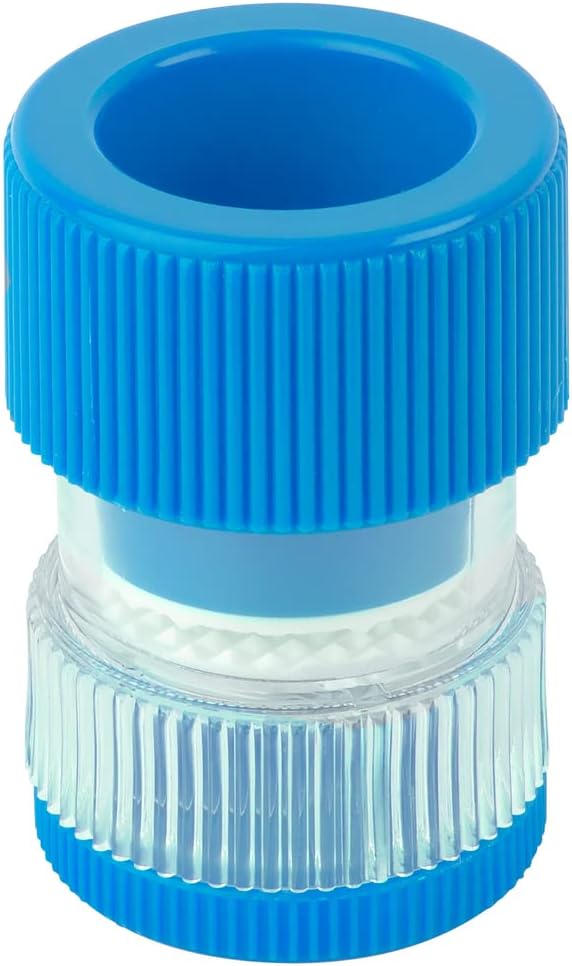 EZY DOSE Pill Crusher | Storage Compartment with Removable Drinking Cup, Portable Design, Blue, BPA Free