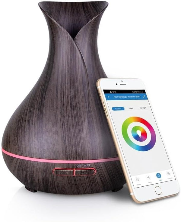 Smart WiFi Wireless Essential Oil Aromatherapy Diffuser, Compatible with Alexa & Google