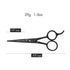 Professional Mustache & Beard Scissors - Small Sharp Stainless Steel Shears for Men, Precision Trimming (5.5 Inch,