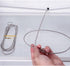 60 Inch Flexible Tube Pipe Cleaner Brush for Fridge Cleaning, Stainless Steel Drain Tube Cleaning Brushes (2 Pack)