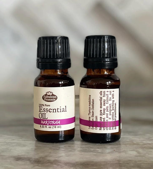 Fabulous Frannie Marjoram Pure Essential Oil Grade 10 ml (.33oz)