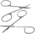 Ontaki Curved and Rounded Men's Facial Hair Scissors - Safe for Mustache, Nose Hair, Beard, Eyebrows, Ears