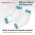 Sammons Preston Elbow/Heel 11" Elbow Elbow Protectors, Pair of Medium/Large Heel or Sleeves with Gel Pad Protects Skin
