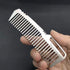 Hair Combs Portable EDC Gear Combs, Camping Outdoor Tools Titanium Accessories Pocket Comb for Men Women