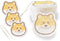 Smile Dog Compressed Cellulose Kitchen Sponges, 3 Counts Reusable Natural Cleaning Sponges for Household Cleaning