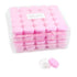 ZEJIA 3 Gram Sample Containers with Lids, 25 Count Tiny Jars for Lip Balms, Lotion, Beauty Products