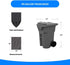 Reli. SuperValue 65 Gallon Heavy Duty Trash Bags | 60 Count | Made in USA | Black Multi-Use Garbage Bags