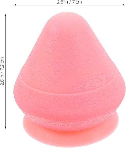 Portable Suction Cup Massage Cone Ball for Foot, Back, Waist, Neck, and Shoulder Muscle Relief, Versatile Triangle
