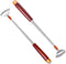 Back Scratchers, 2 Pack Extendable Wood Handle Backscratchers for Adults, 304 Stainless Steel Wide Claw Massage Roller