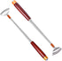 Back Scratchers, 2 Pack Extendable Wood Handle Backscratchers for Adults, 304 Stainless Steel Wide Claw Massage Roller
