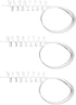 ULTECHNOVO Rolling Washing Machine Cleaning Brush, 3pcs Durable Nylon Small Brush for Washer Dryer