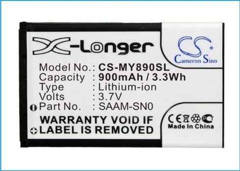 SL-1102A 900mAh Battery Replacement for Humantechnik Sydney (3.7V)