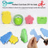 METUUTER 12-Count Cleaning Scrub Sponge, Compressed Cellulose Non-Scratch Natural Sponges for Kitchen Bathroom