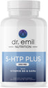 DR. EMIL NUTRITION 200 MG 5-HTP Plus with SAM-e - 60 Vegan Capsules, 30 Servings for Healthy Sleep and Wellbeing