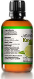 Mayan’s Secret USDA Certified Organic Key Lime Essential Oil for Diffuser & Reed Diffusers (100% PURE & NATURAL - UNDILUTED) 1oz Bottle