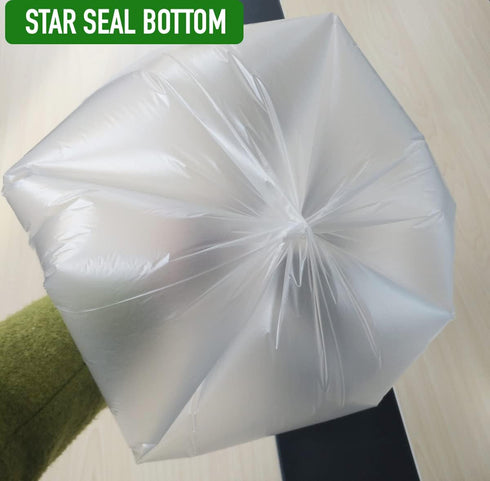 2.6 Gallon Clear Bathroom Trash Bags, 240 Bags, 2 Gallon Small Garbage Bags for Home and Office Bins
