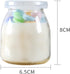 T-shin Jar,230G Pudding Cup Donut Shape Scented Candle Glass Perfume Floral Soy Wax Aesthetic Decorative Aroma Candle