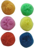 Plastic Dish Scrubbers for Dishes, Nylon Round Scrubber Scouring Pad, Colorful Non Scratch Mesh Pads (24 Pack)