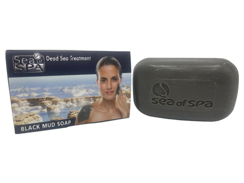 Sea of Spa Dead Sea Minerals Black Mud Soap, 125gr, 4.4oz