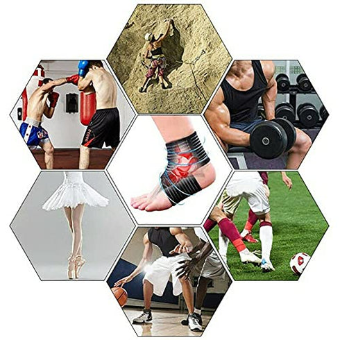 Elastic Calf Compression Bandage Sleeve Wrap for Pain Relief, Adjustable Plus Size Shin Splint Guard in Black