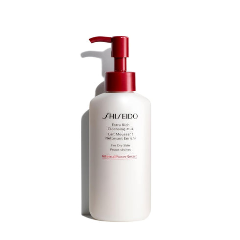 Shiseido Extra Rich Cleansing Milk, 125 mL Gentle Cleanser for Dry Skin, Moisturized & Soap Free