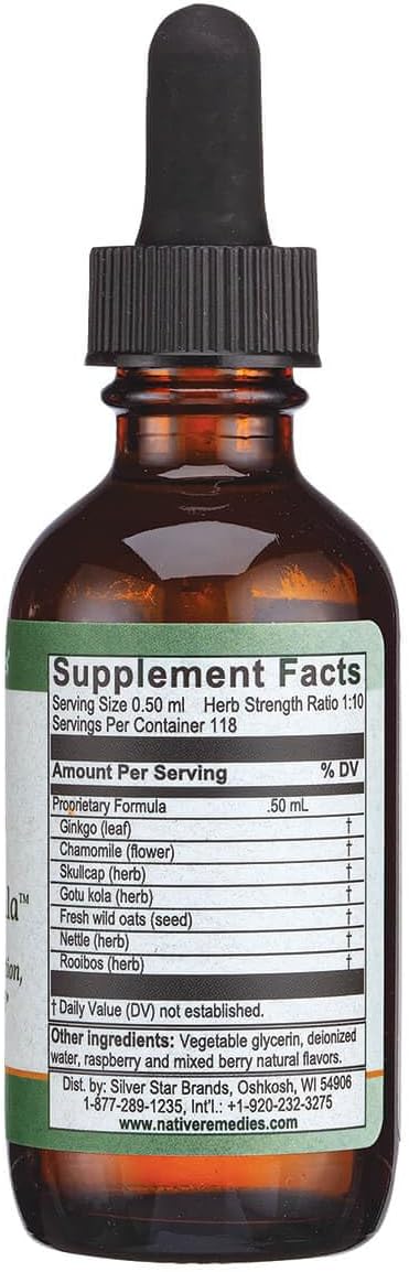 Native Remedies Focus Formula, 2 Fluid Ounce