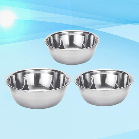 HEALLILY 3PCS Iodine Bowl, Surgical Medical Equipment ENT Instruments, Multipurpose Bowls