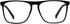 MARE AZZURO Men's Square Reading Glasses, Black, 0 to 6.0 in Multiple Strengths (100)